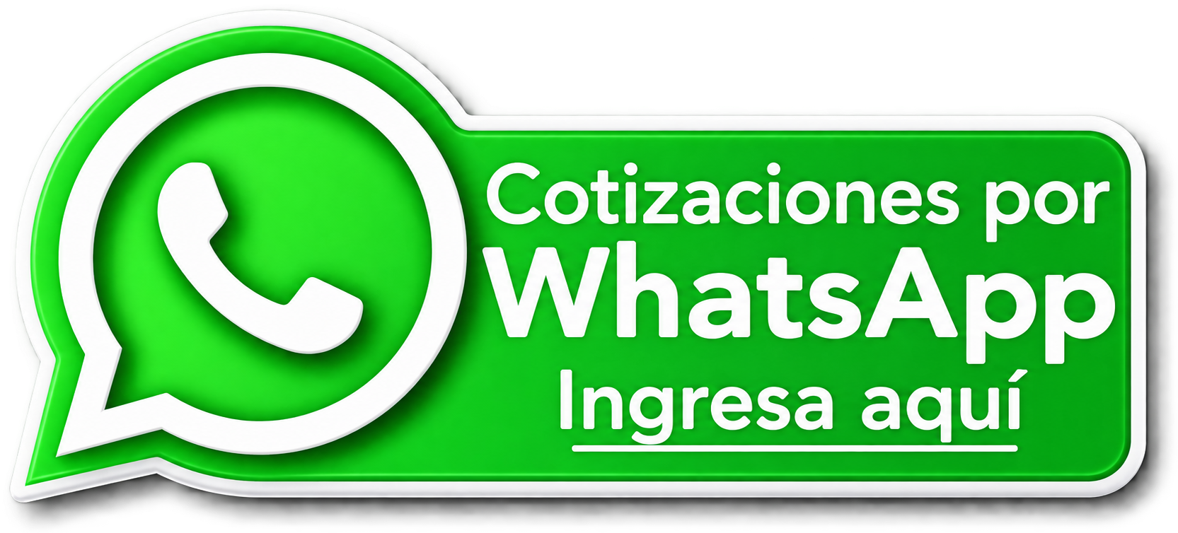 Cotizaciones por WhatsApp, ingresa aquí